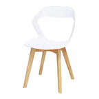 Comedor Mesa Oslo 80 Negro + 4 Sillas Moura