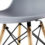 Comedor Mesa Oslo Cristal T8 + 4 Sillas Oslo