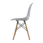 Comedor Mesa Oslo Rectangular Blanca + 4 Sillas Oslo