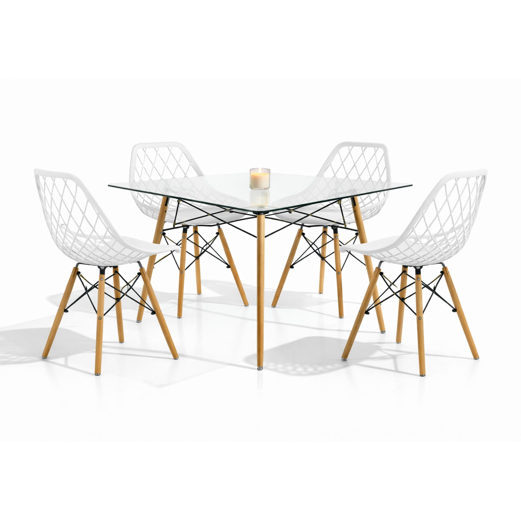 Comedor Mesa T5 + 4 Sillas Oslo Vento