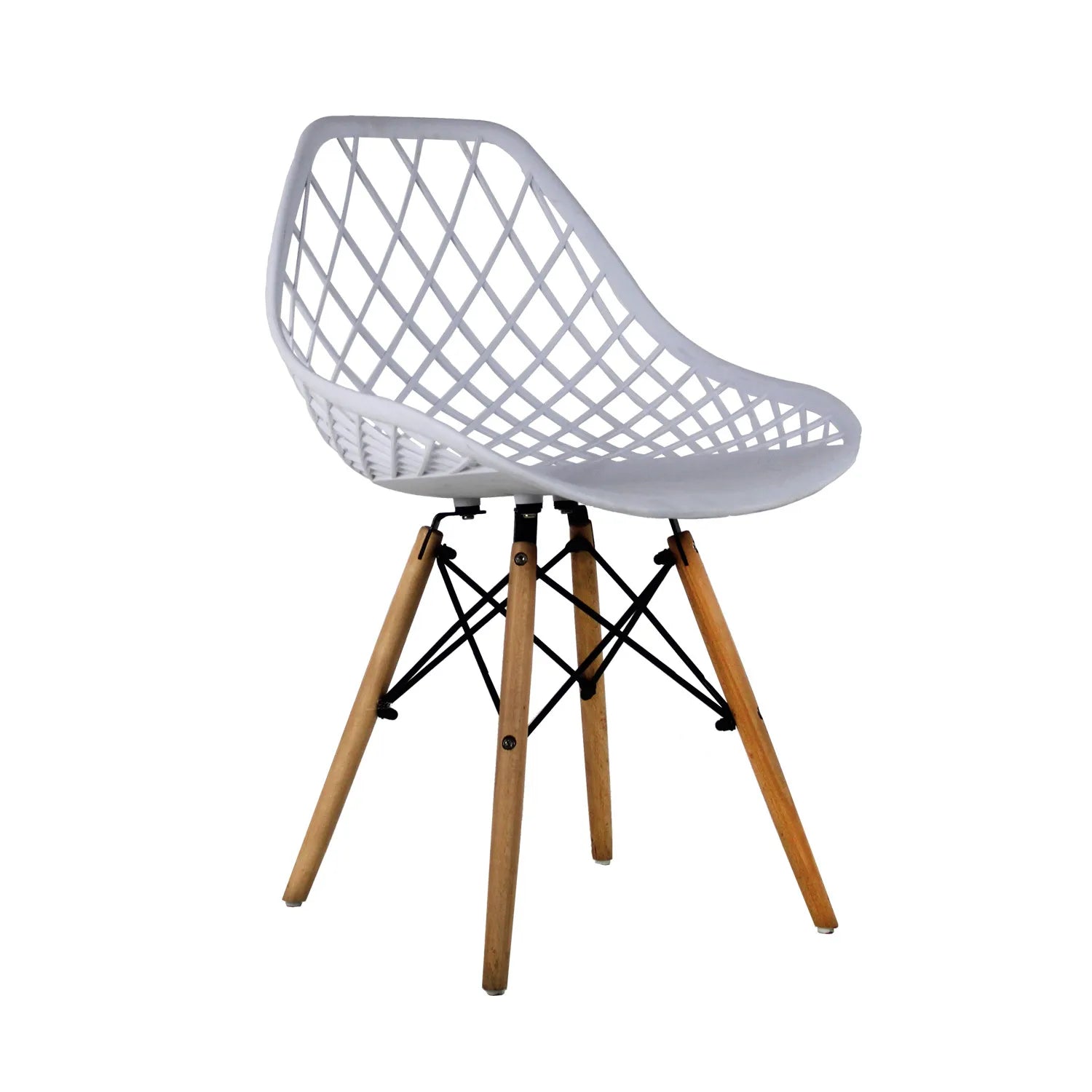 Comedor Mesa Oslo Cristal T8 Nogal + 4 Silla Vento