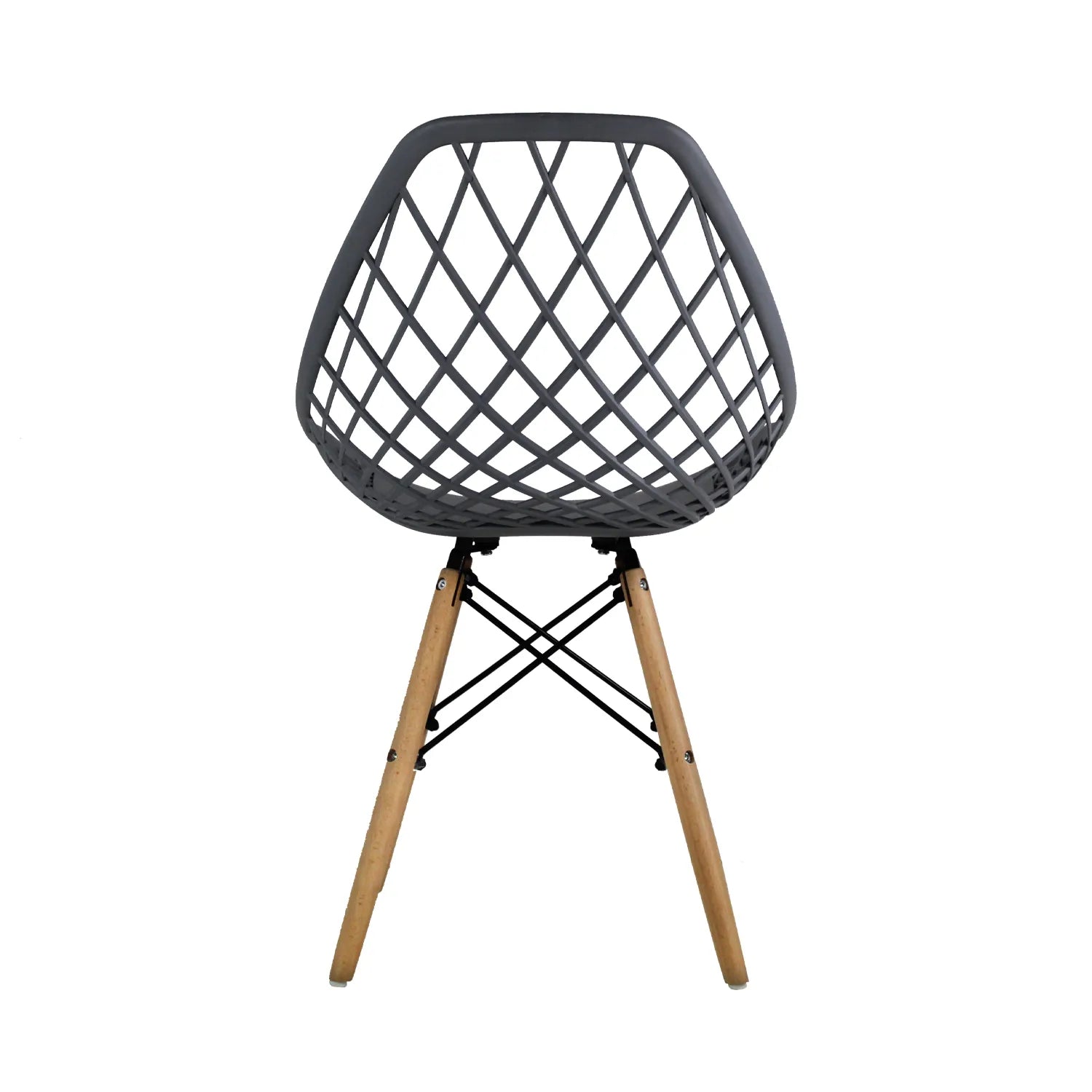 Comedor Mesa Oslo Cristal T8 Nogal + 4 Silla Vento