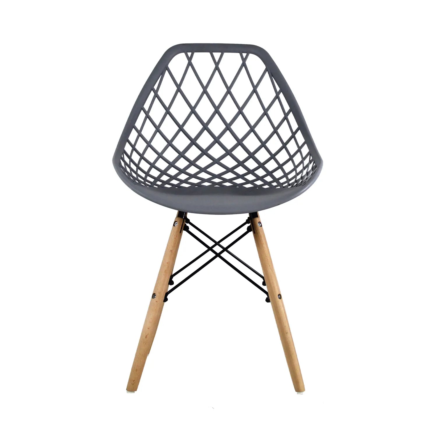 Comedor Mesa Oslo Cristal T8 Nogal + 4 Silla Vento