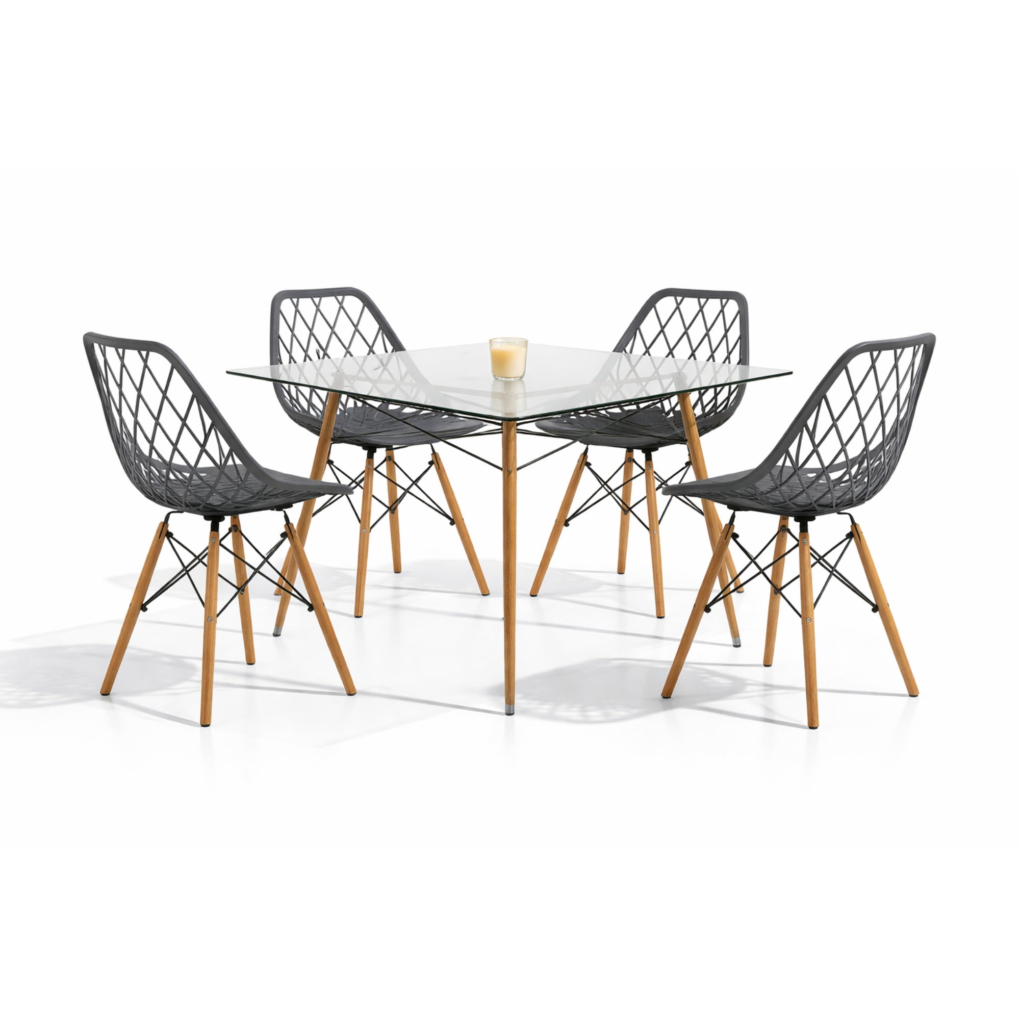 Comedor Mesa T5 + 4 Sillas Oslo Vento