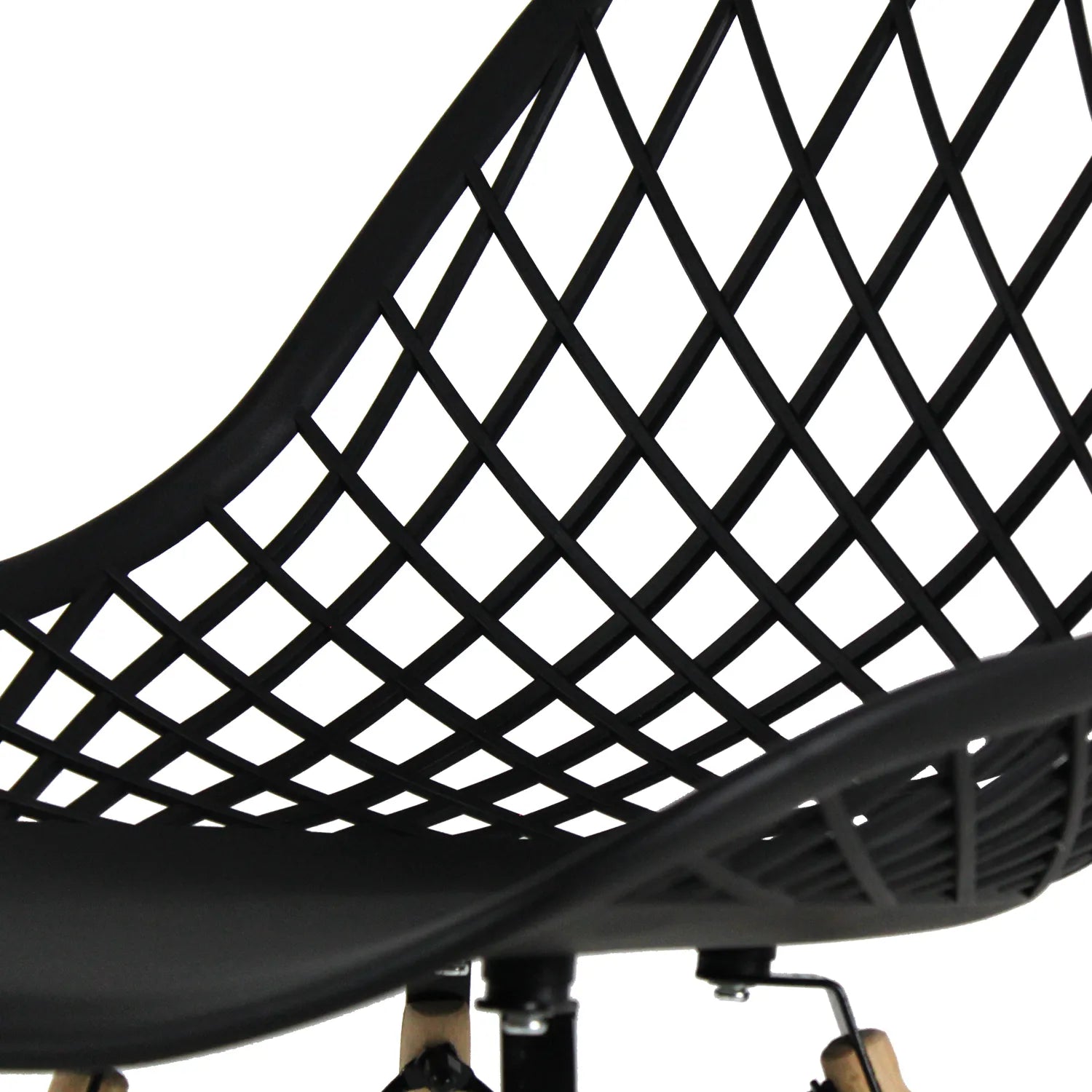 Comedor Mesa Oslo Rectangular  Negro + 4 sillas Vento