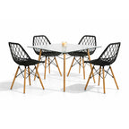 Comedor Mesa T5 + 4 Sillas Oslo Vento