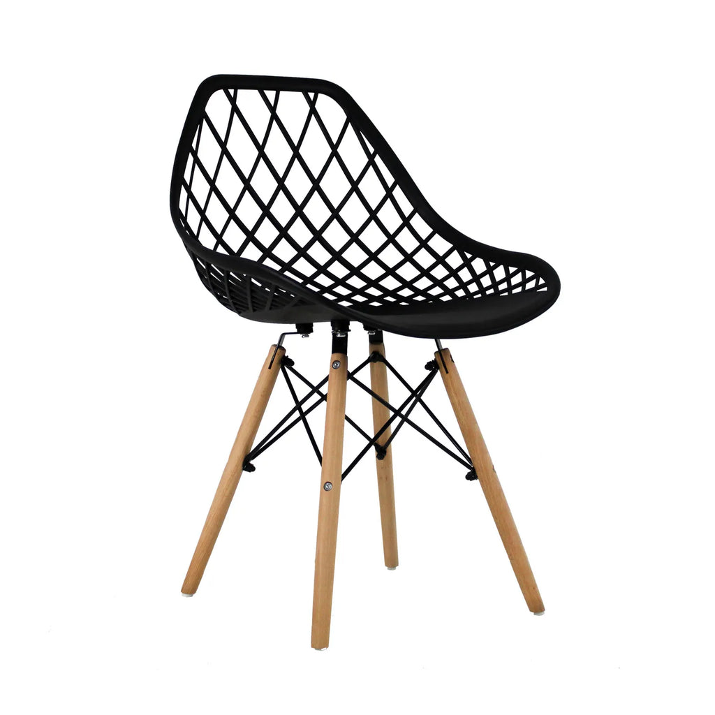 Silla Oslo Vento | Silla Eames para comedor con diseño calado