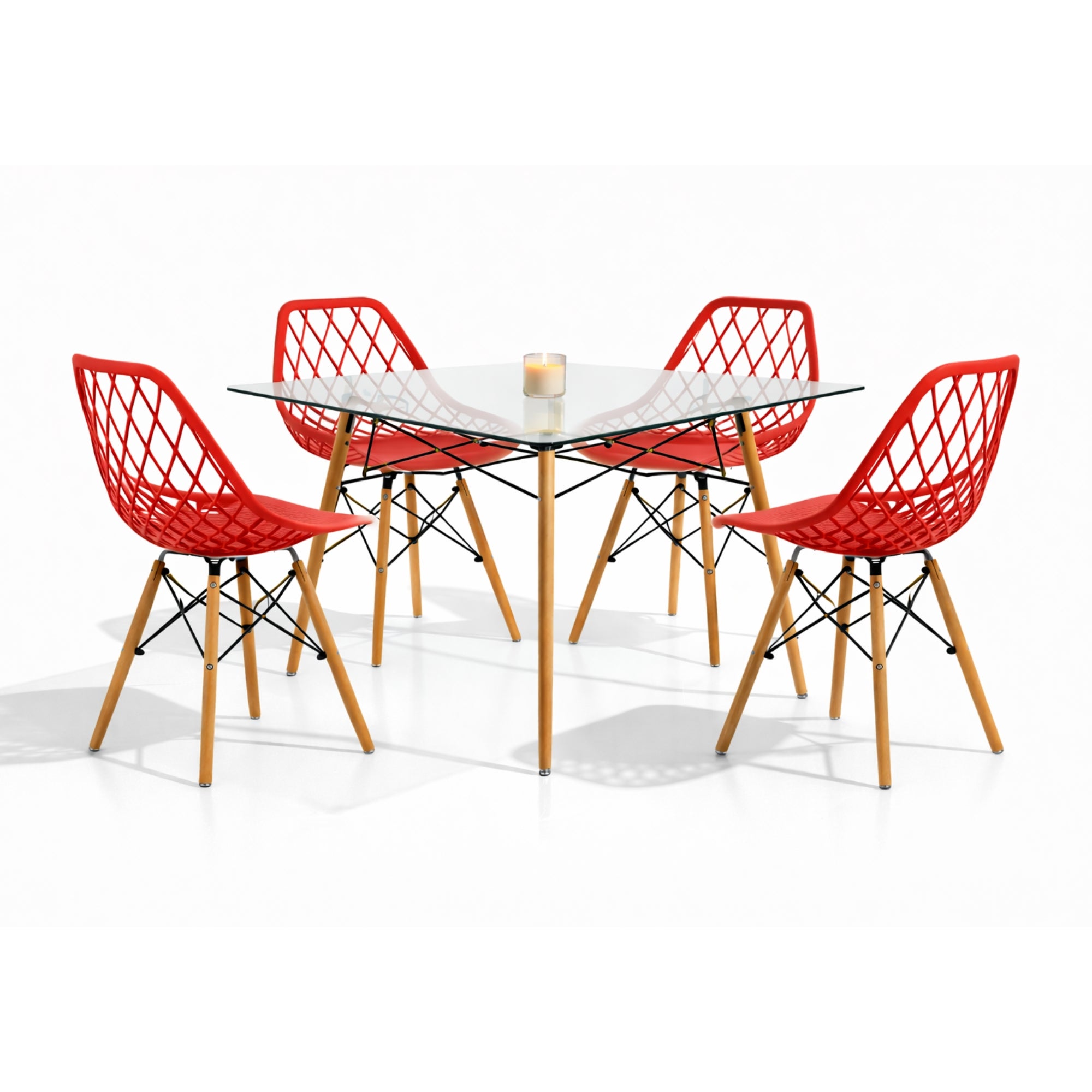 Comedor Mesa T5 + 4 Sillas Oslo Vento