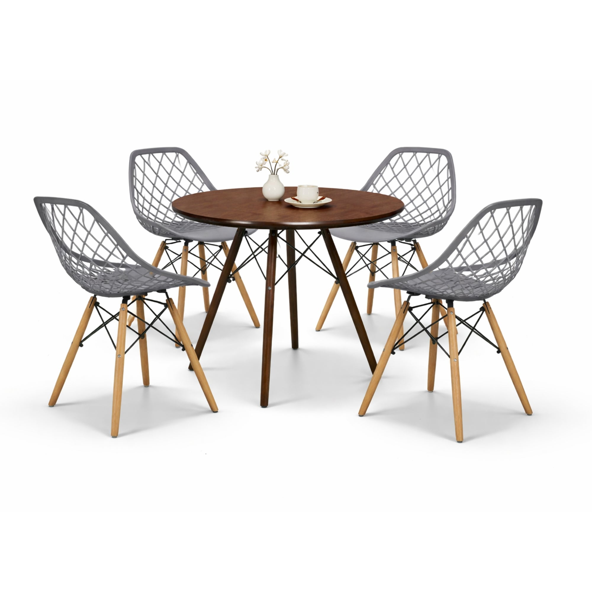 Comedor Mesa Oslo 80 + 4 Sillas Vento