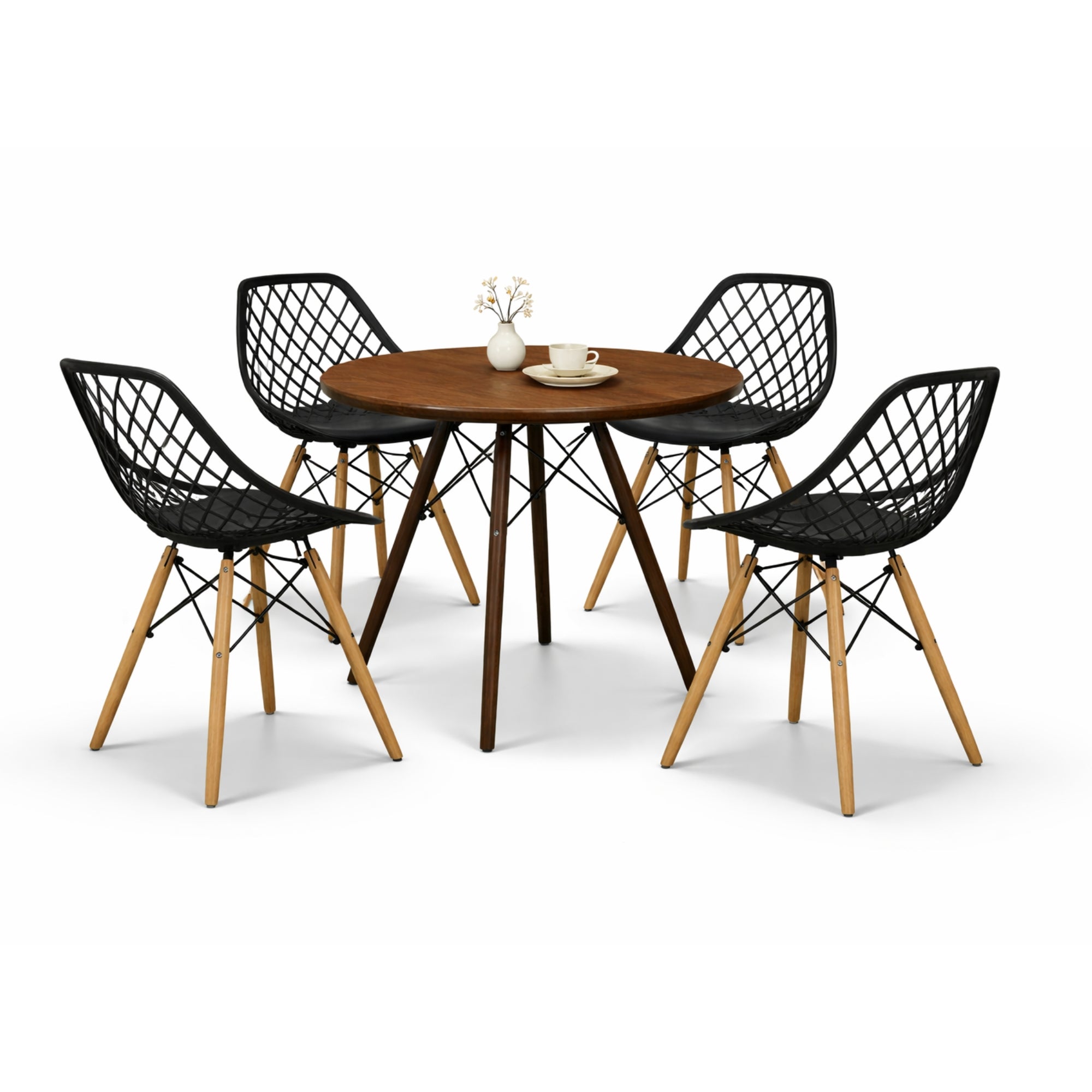 Comedor Mesa Oslo 80 + 4 Sillas Vento