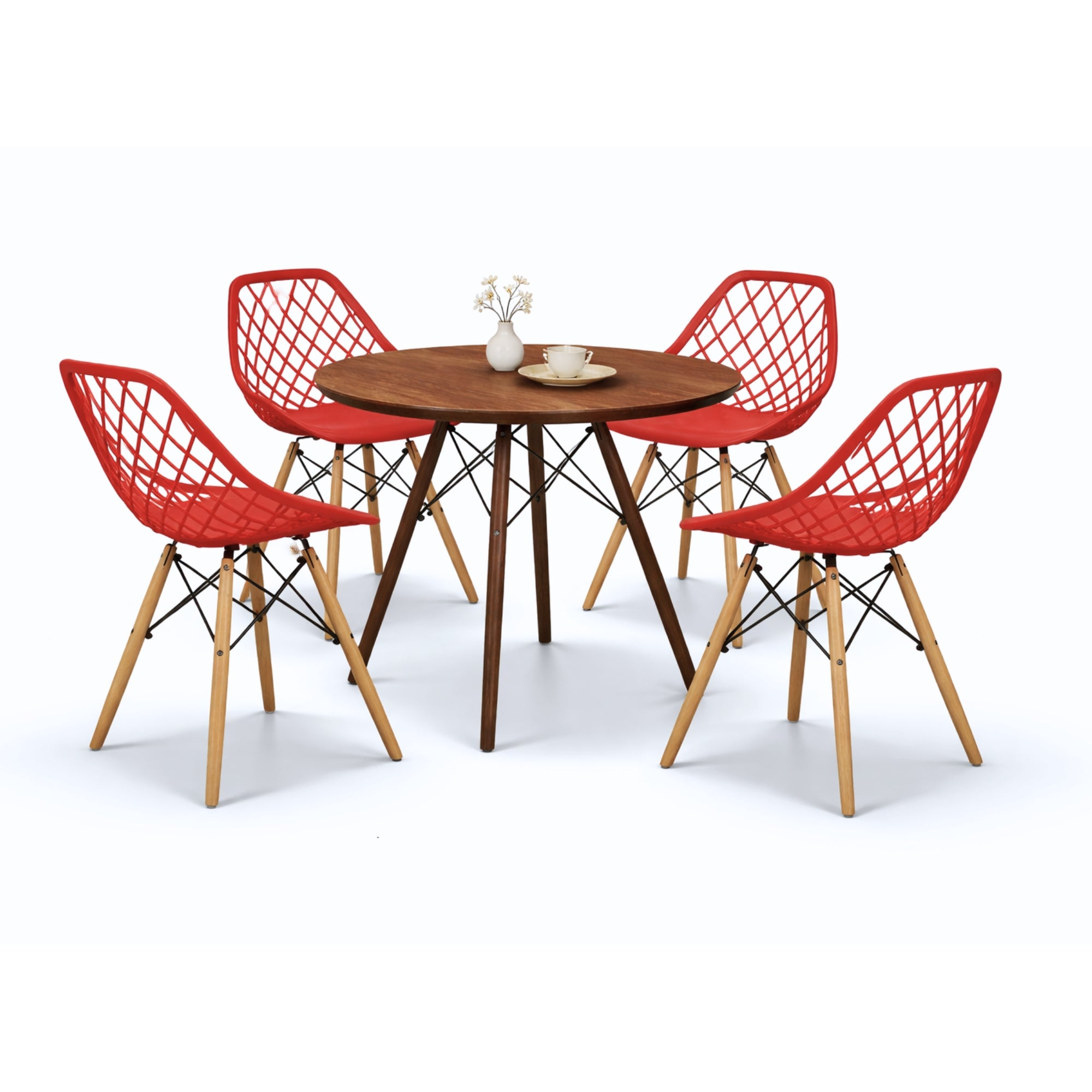 Comedor Mesa Oslo 80 + 4 Sillas Vento