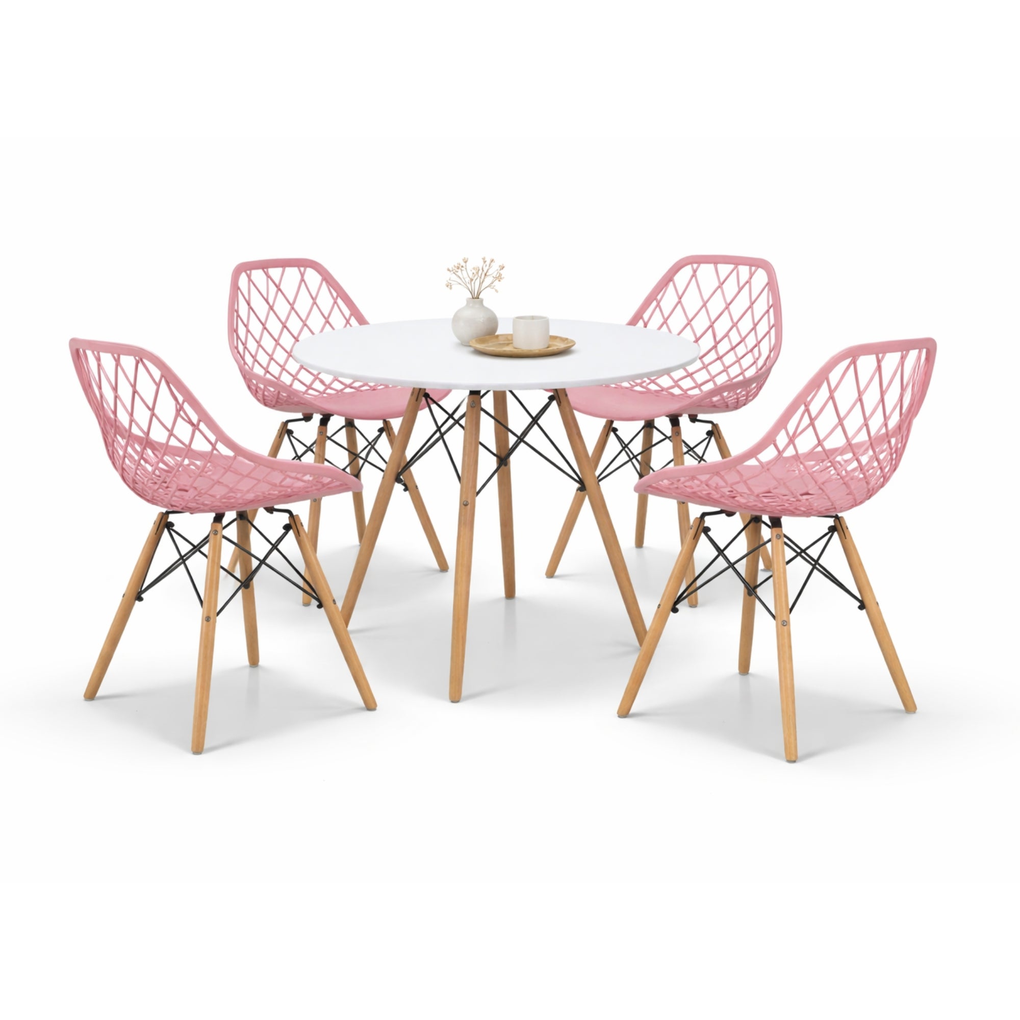 Comedor Mesa Oslo 80 + 4 Sillas Vento