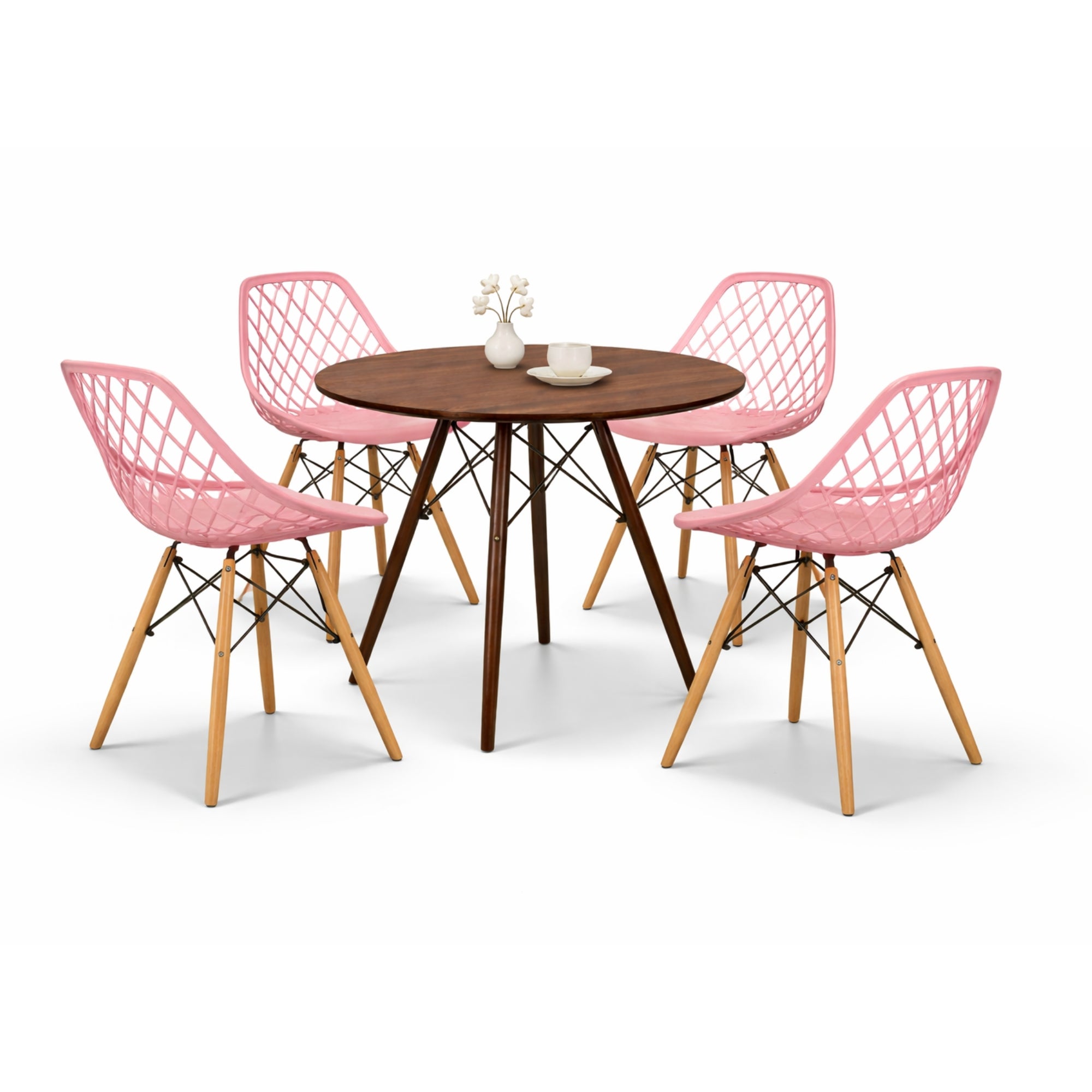 Comedor Mesa Oslo 80 + 4 Sillas Vento