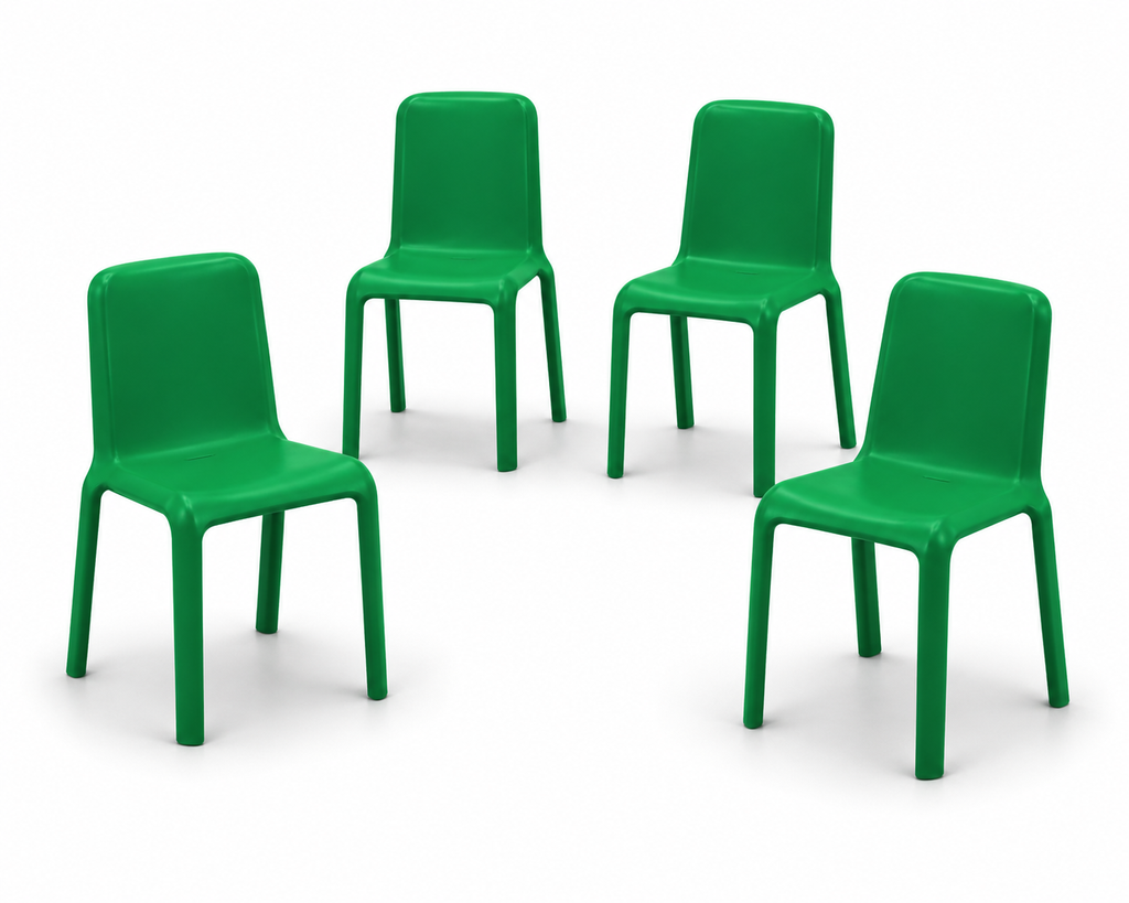 Set de 4 Sillas Infantil Bambini
