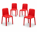 Set de 4 Sillas Infantil Bambini
