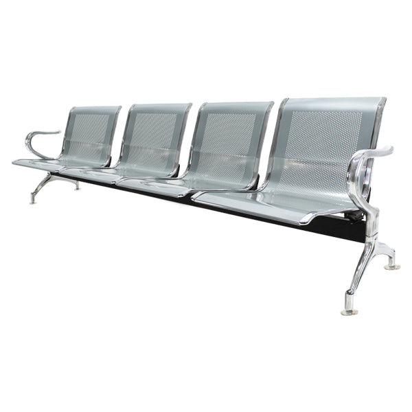 Banca De 4 Plazas Metálica - MUNDO IN