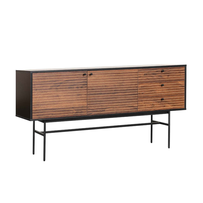 Credenza de madera Piamonte con puertas y espacio de almacenamiento