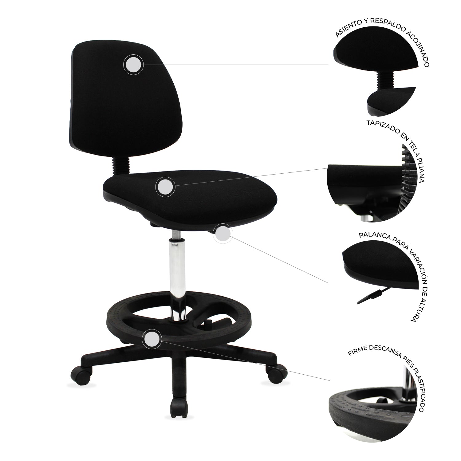 Silla Ejecutiiva Alta Cajero