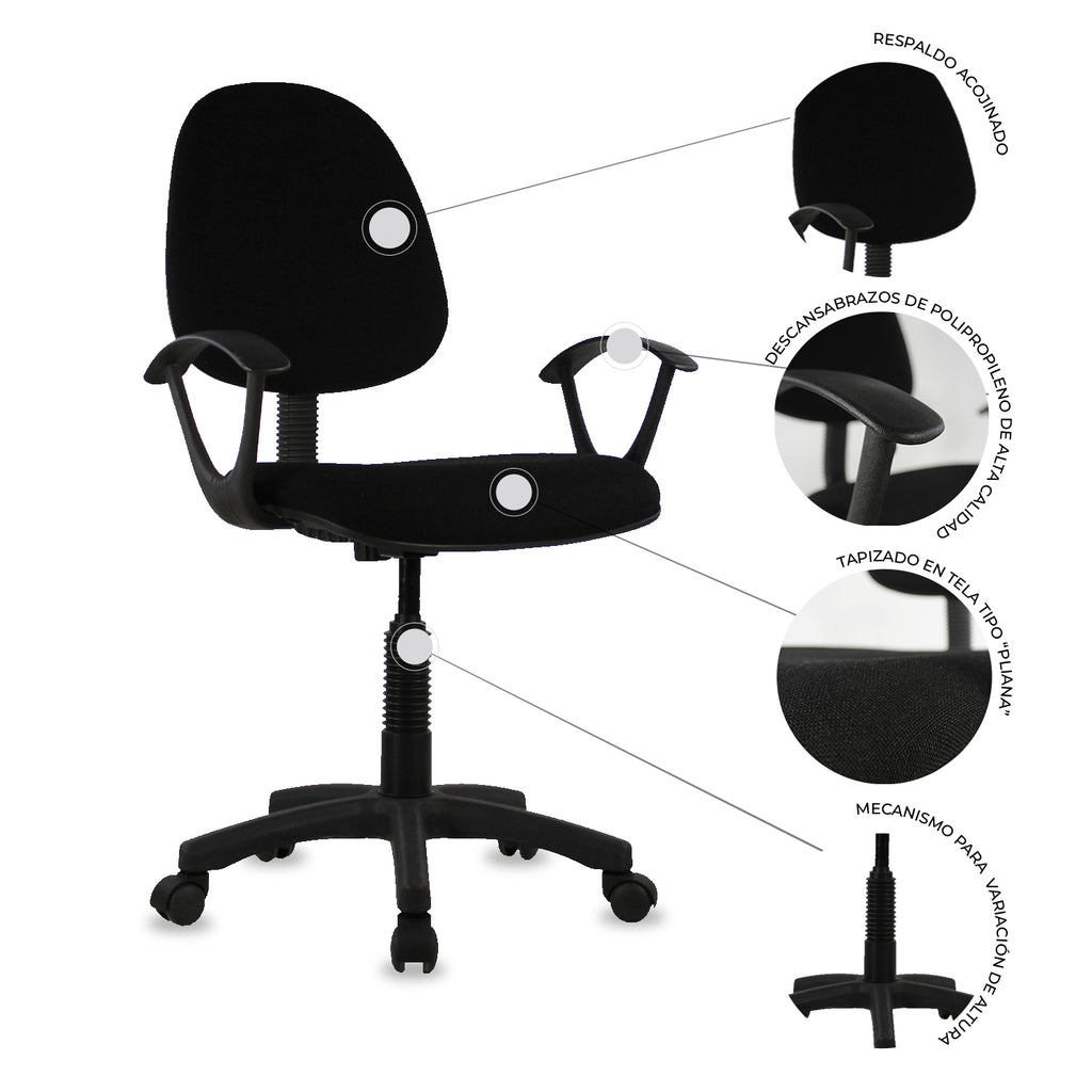 Silla Secretarial 009 - MUNDO IN