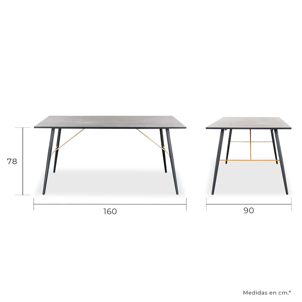 Mesa de Comedor Rectangular Luxo