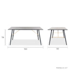 Mesa de Comedor Rectangular Luxo