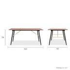 Mesa de Comedor Rectangular Luxo