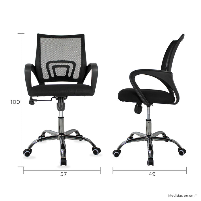 Silla ejecutiva MUNDO IN mod. 107 con te