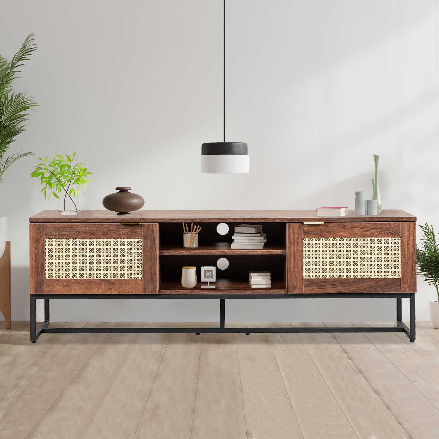 Mueble de TV akumal Rattan - MUNDO IN