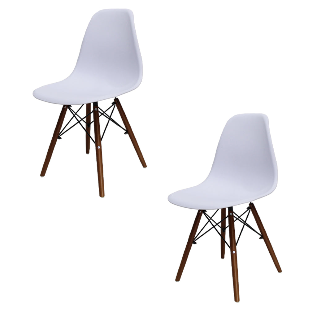 Set de 2 Sillas Oslo Nogal - MUNDO IN