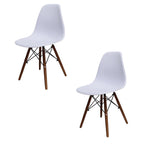 Set de 2 Sillas Oslo Nogal - MUNDO IN