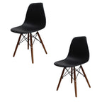 Set de 2 Sillas Oslo Nogal - MUNDO IN